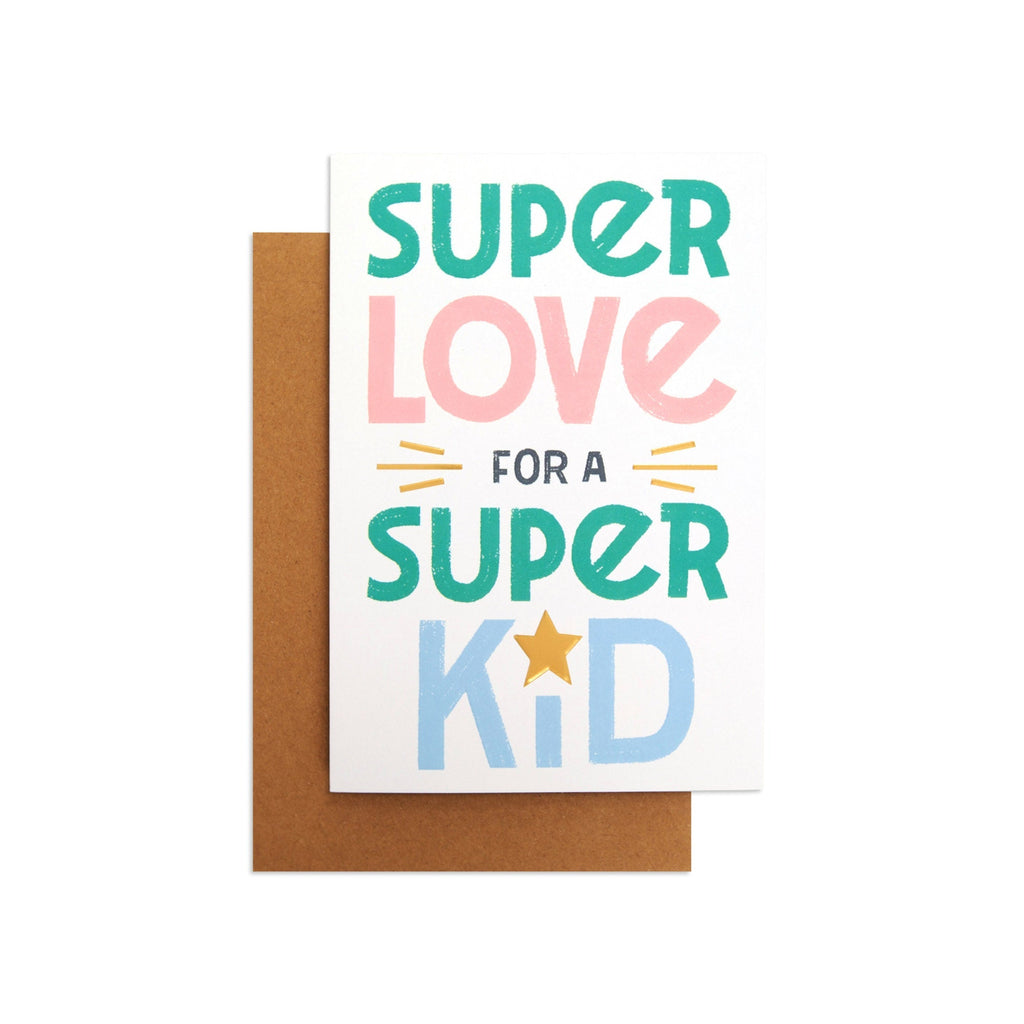 Little World Changers General Love Card for Kids - Super Kid