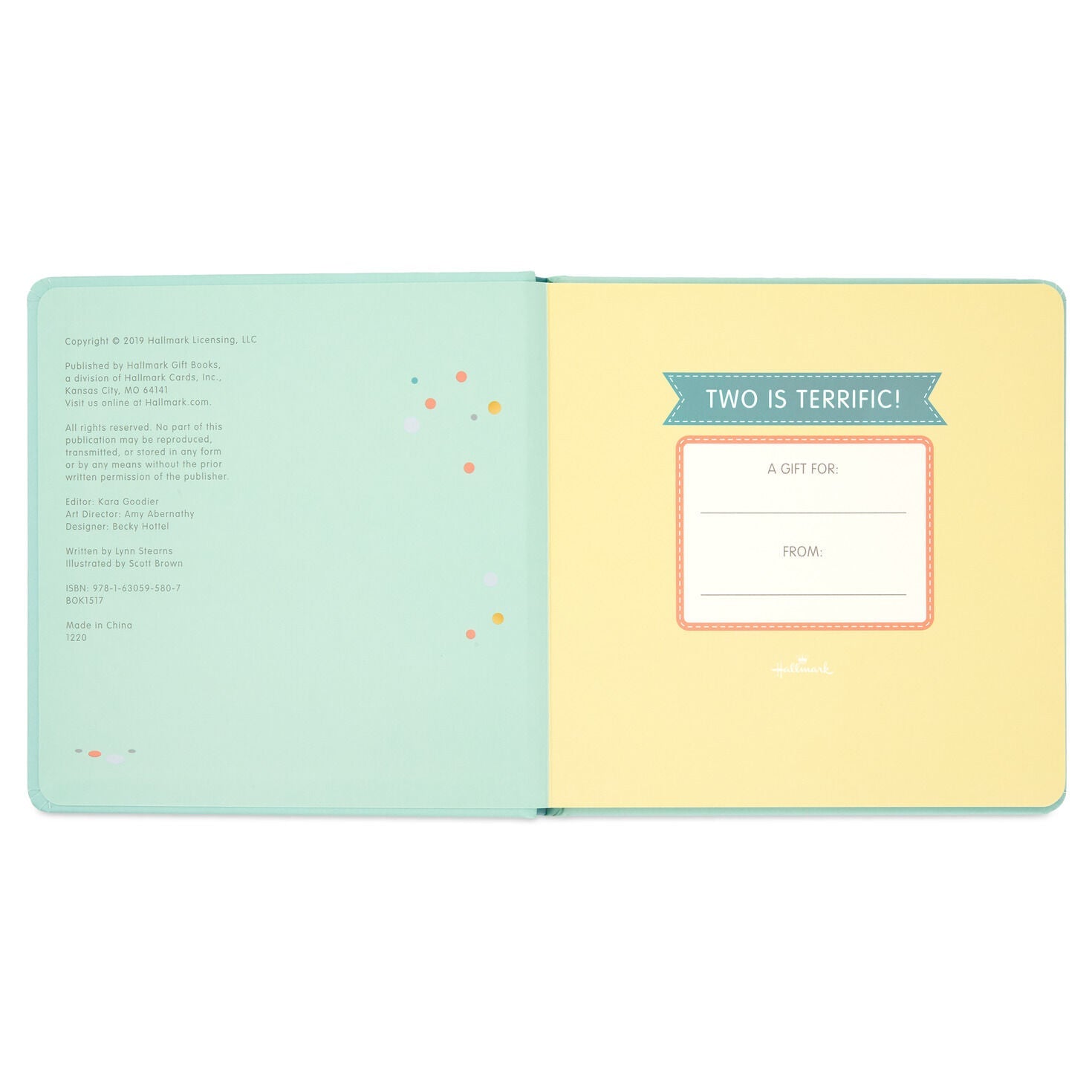 Two Is Terrific! Birthday Book